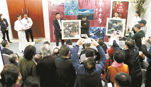 陳明從藝50年作品展 歲月留痕，文藝創作綻放光華